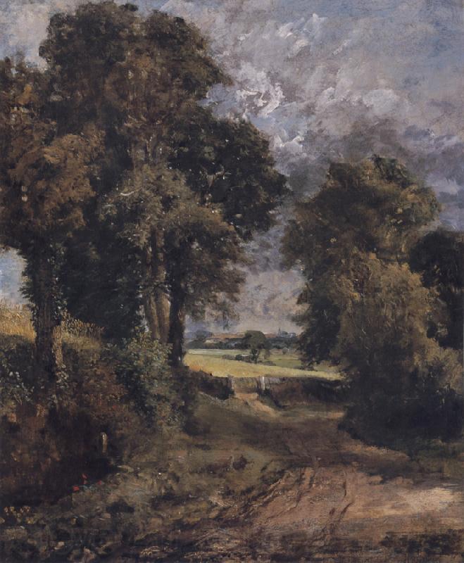 John Constable A Cornfield